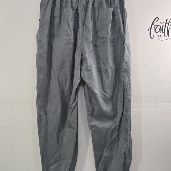 A New Day Olive Green Jogger Pants | Size Small | Elastic Waist Casual Pants - Picture 4 of 12